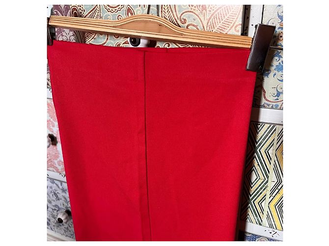 Autre Marque Pantalones anchos rojos Object Roja - vista 4