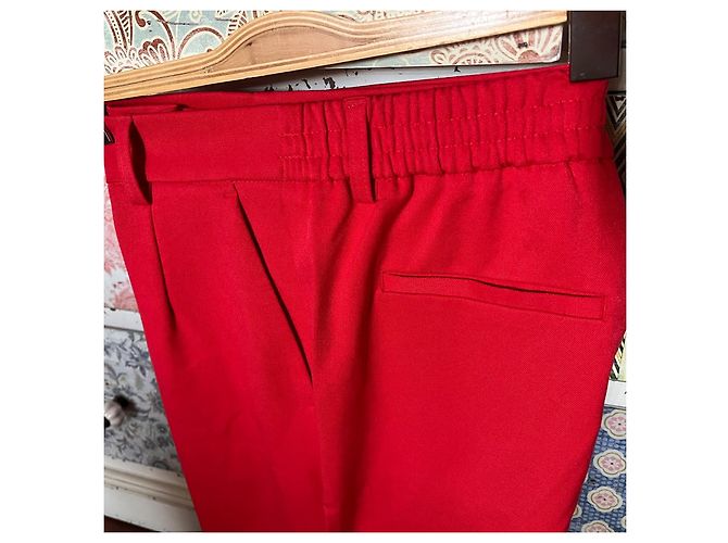 Autre Marque Pantalones anchos rojos Object Roja - vista 5