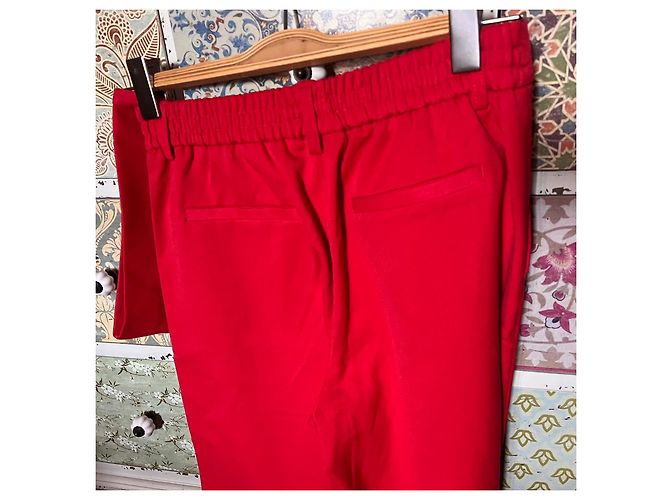 Autre Marque Pantalones anchos rojos Object Roja - vista 6