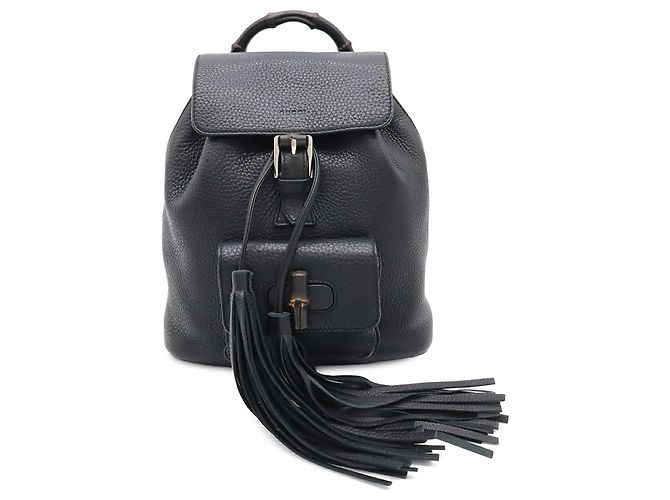 Zaino Gucci Bamboo Nero - vista 2
