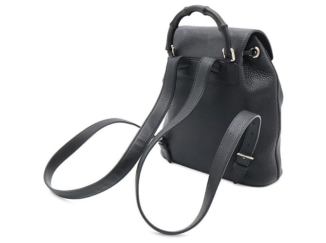 Zaino Gucci Bamboo Nero - vista 3