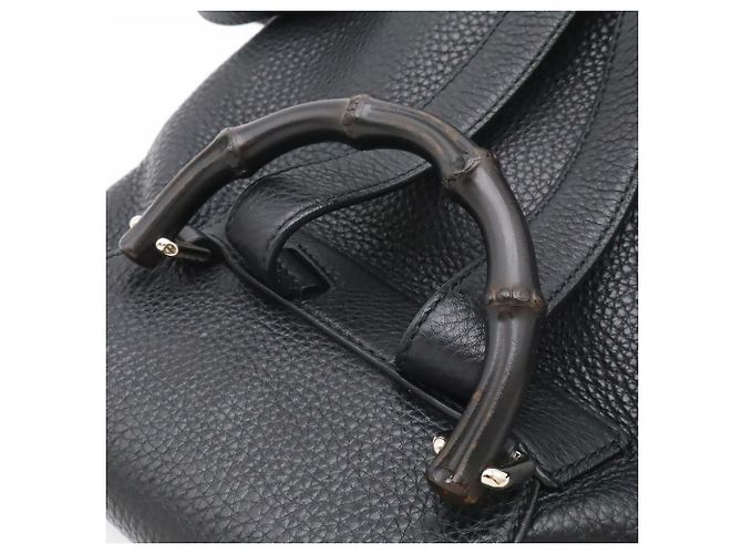 Zaino Gucci Bamboo Nero - vista 7
