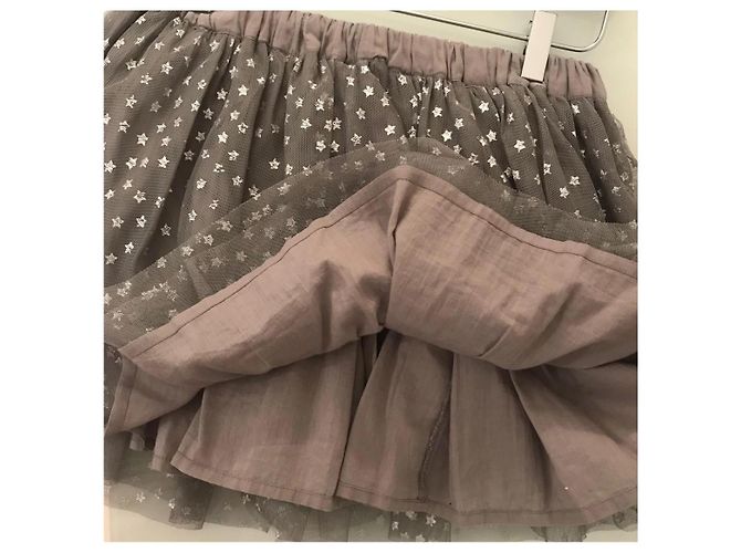 Stella Mc Cartney Stella McCartney Kids Tüllrock Grau Sterne Silber Hardware - Ansicht 2