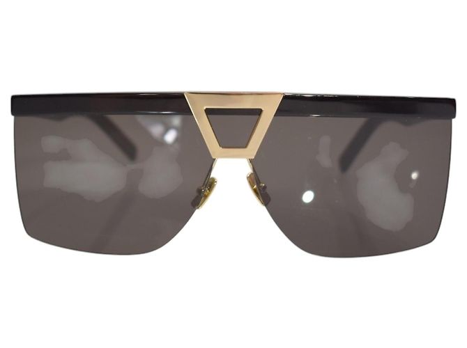 Autre Marque Saint Laurent SL 537 Palace Gafas de Sol Negras Negro Dorado - vista 4