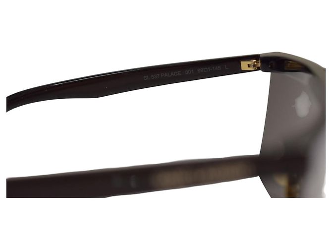Autre Marque Saint Laurent SL 537 Palace Gafas de Sol Negras Negro Dorado - vista 7