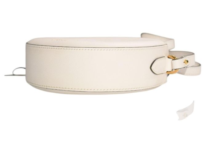 Versace Borsa a tracolla rotonda La Medusa pelle bianca Bianco - vista 11