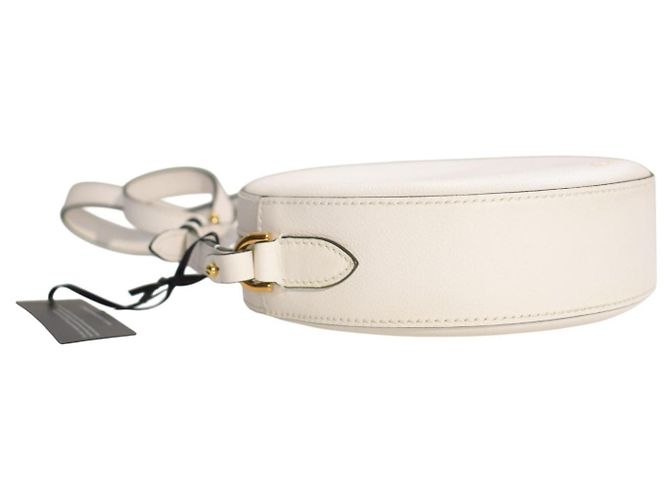 Versace Borsa a tracolla rotonda La Medusa pelle bianca Bianco - vista 12