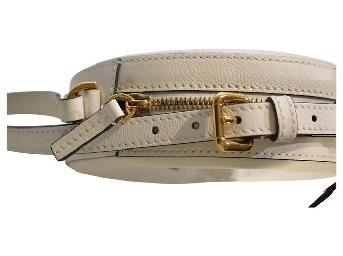 Versace Borsa a tracolla rotonda La Medusa pelle bianca Bianco - vista 15