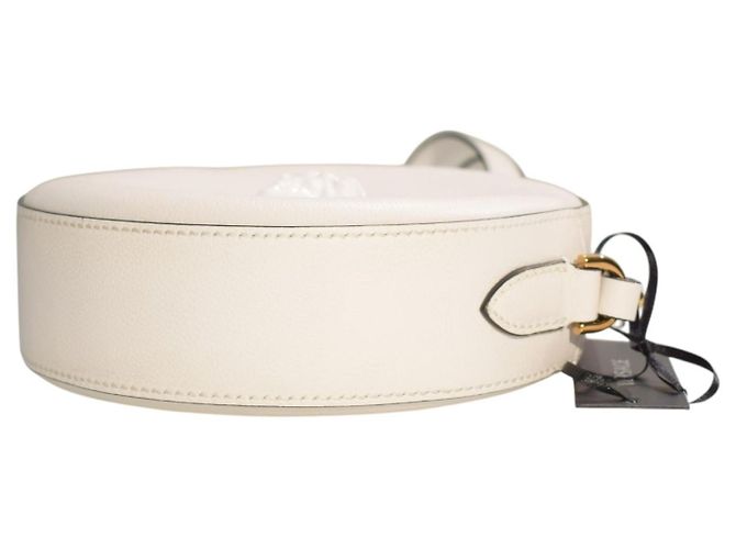 Versace Borsa a tracolla rotonda La Medusa pelle bianca Bianco - vista 9