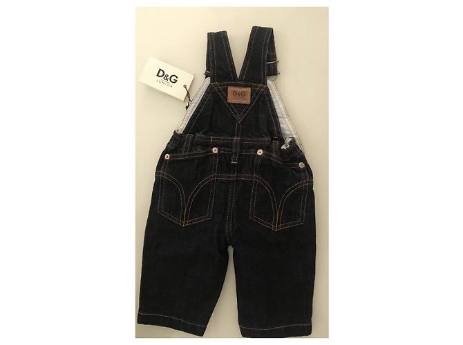 Peto de denim Dolce & Gabbana Junior Azul oscuro - vista 2