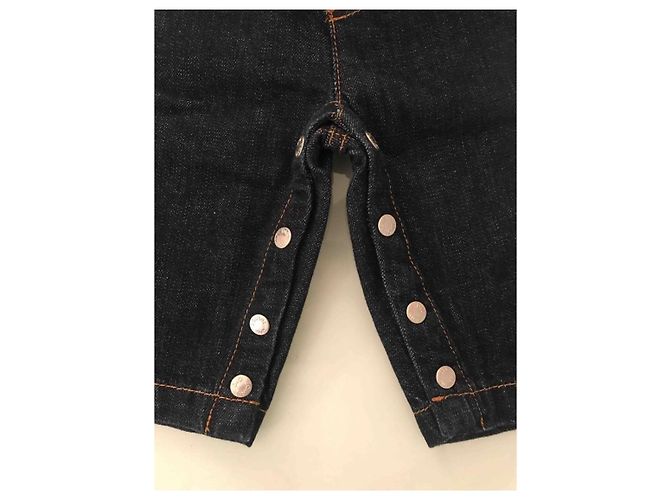 Peto de denim Dolce & Gabbana Junior Azul oscuro - vista 4