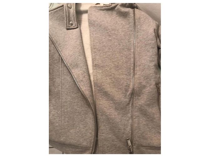 Chaqueta Biker Gucci en algodón gris - vista 5