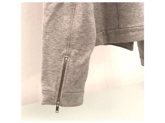 Chaqueta Biker Gucci en algodón gris - vista 8