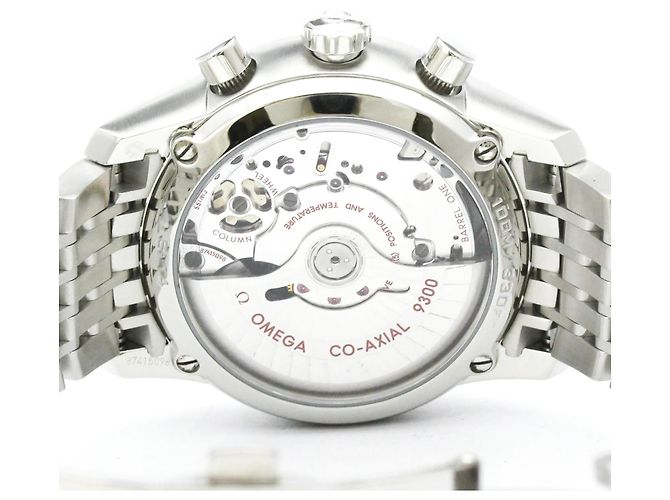 Omega De Ville Hour Vision Co-Axial Chronometer Chronograph Automatic Stainless Steel 42 - vista 6