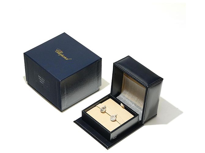 Chopard Happy Diamonds Orecchini in Oro Bianco 18K Argento - vista 6