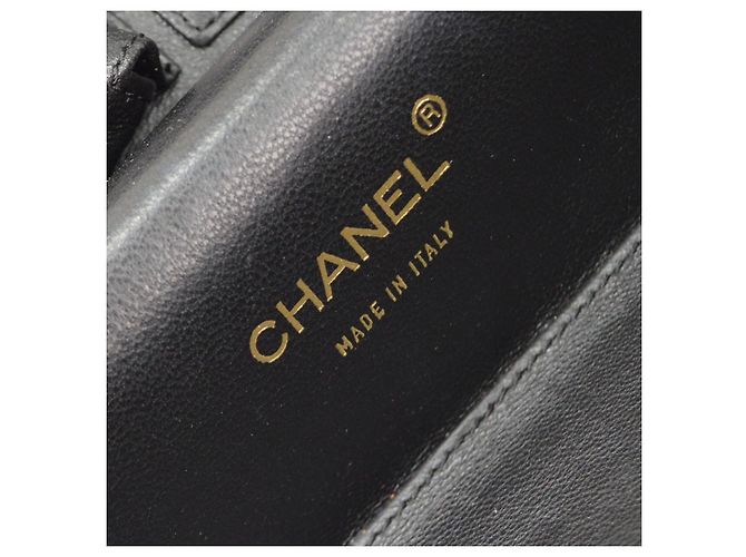 Beauty case Chanel Vintage in tessuto matelassé Small Nero - vista 4