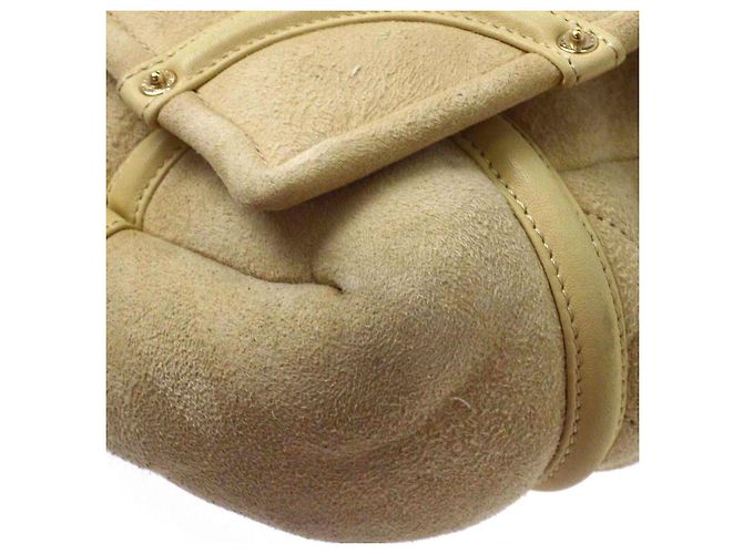 Chanel CC Messenger Suede Medium Beige - vista 7