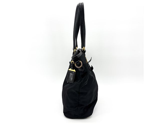 Prada Padded Soft Re-Nylon Large Noir - vue 4