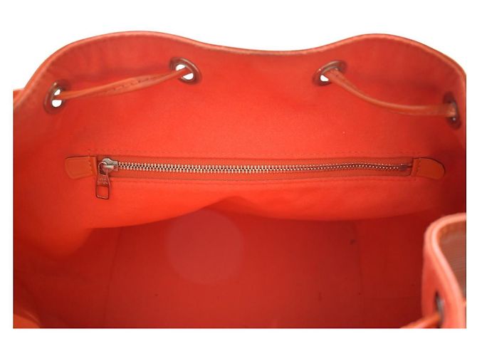Louis Vuitton Noé Petit Pelle Epi Arancione Mandarino - vista 16