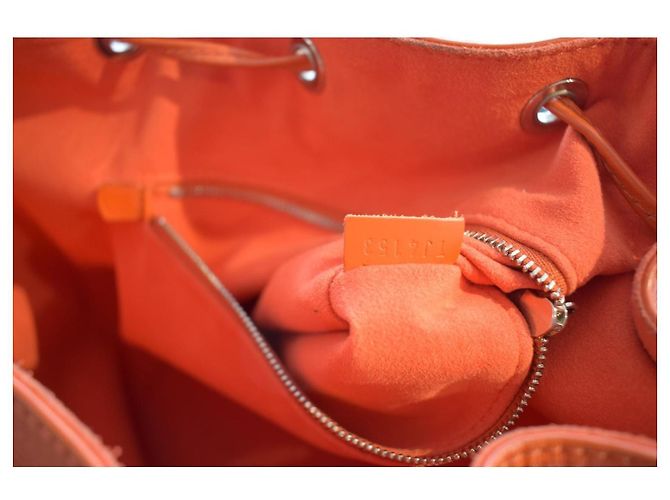 Louis Vuitton Noé Petit Pelle Epi Arancione Mandarino - vista 17