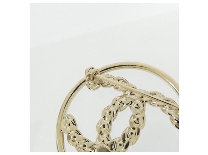 Chanel Clear and Gold Brosche Golden - Ansicht 3