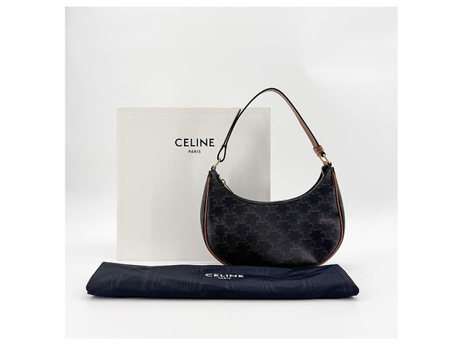 Céline Celine Triomphe Triomphe Canvas Medium Noir - vue 2