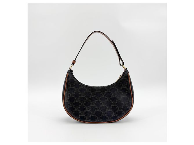 Céline Celine Triomphe Triomphe Canvas Medium Noir - vue 3