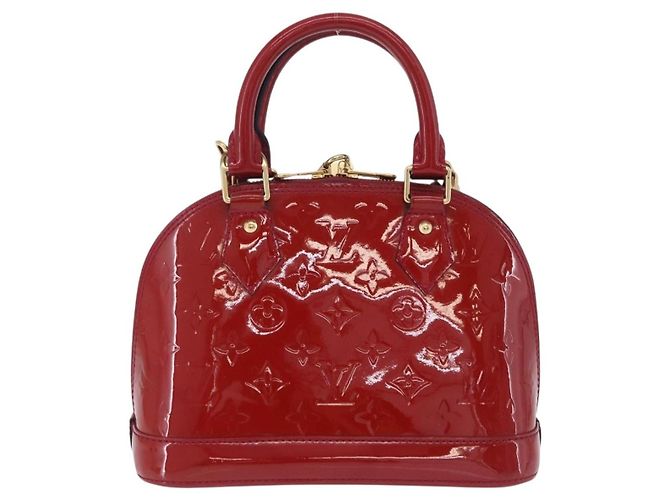 Louis Vuitton Alma Monogram Vernis BB Vermelho - vista 2