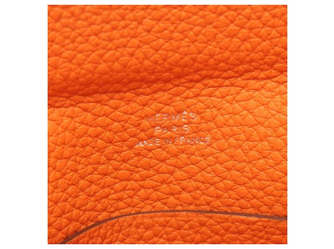 Hermès Borsa a tracolla Hermes Vid Poche Arancione - vista 4