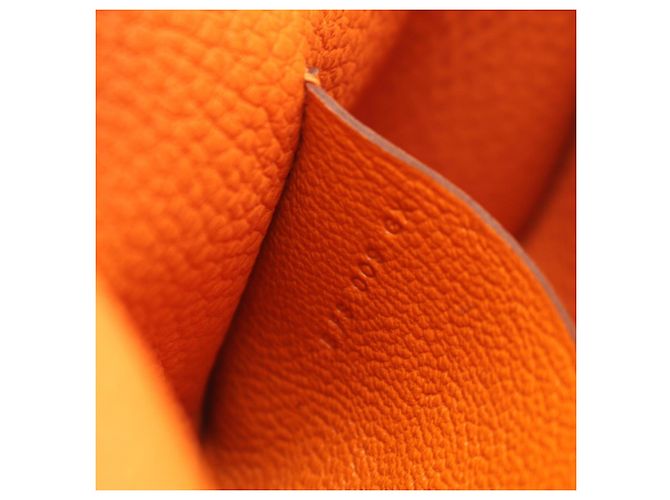 Hermès Borsa a tracolla Hermes Vid Poche Arancione - vista 5