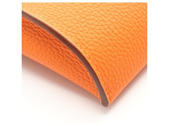 Hermès Borsa a tracolla Hermes Vid Poche Arancione - vista 6