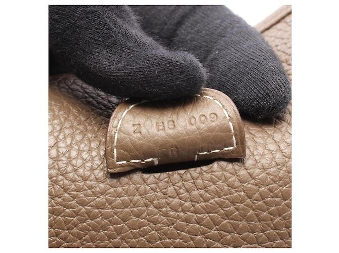 Hermès Borsa a tracolla Hermes Evelyne 3 Trois PM Marrone Taupe - vista 5