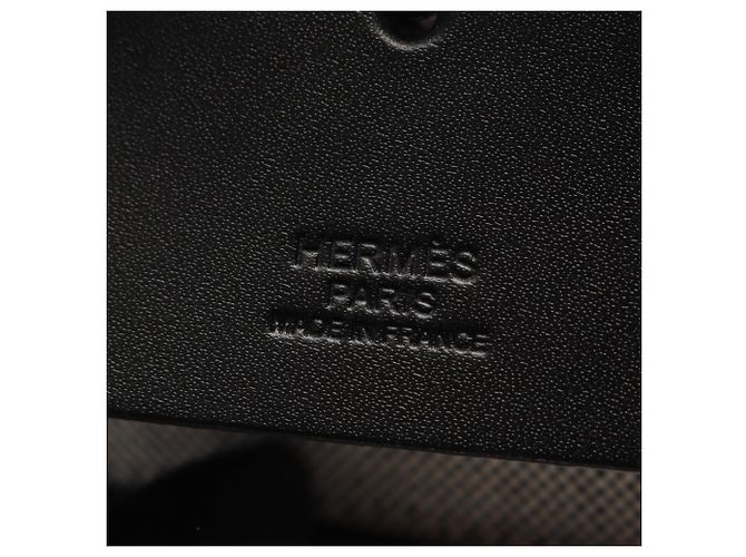 Hermès Hermes Herbag Zip 50 Retourne Cabin Borsa Boston 2-Way Nero Multicolore Crudo - vista 4