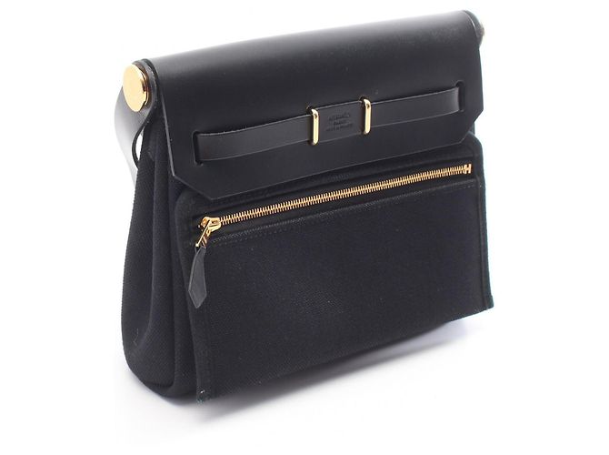 Hermès Bolso de hombro Hermes Herbag Zip Mini Negro - vista 2