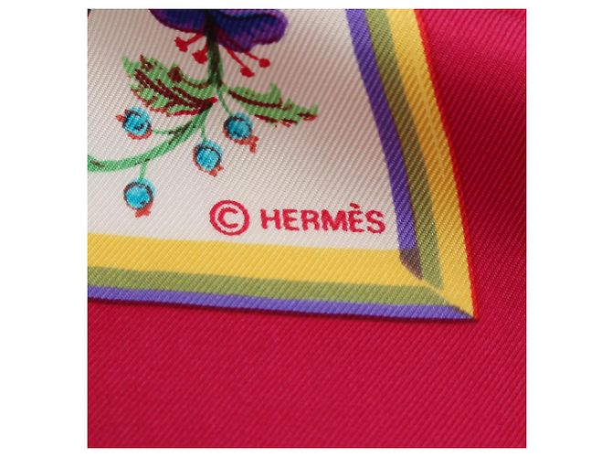 Hermès Hermes Carre 90 CERES Schal Pink Mehrfarben - Ansicht 2