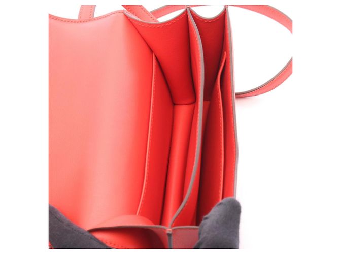 Hermès Borsa a tracolla Hermes Constance 3 Mini Rouge Tomato Rosso - vista 3