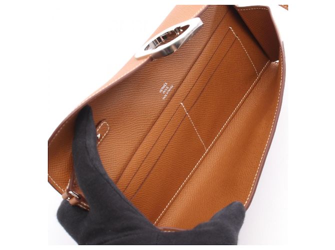 Hermès Hermes Chaine d'Ancre Maillon Tougo Schultertasche Braun - Ansicht 3