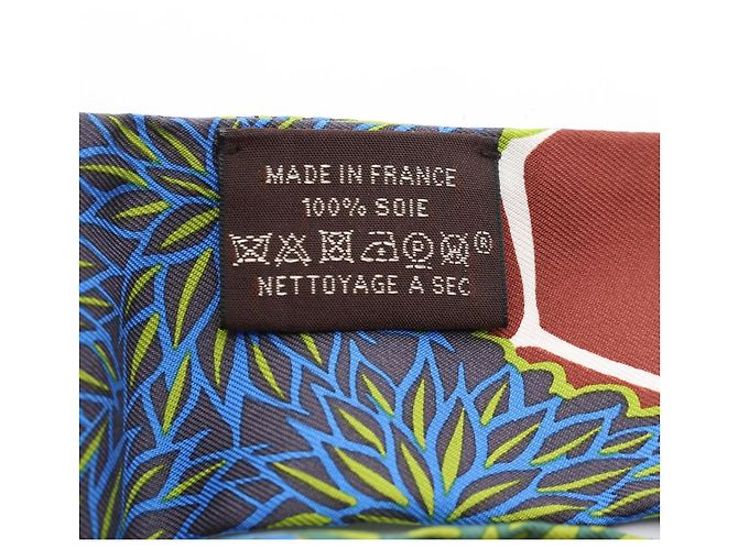 Hermès Lenço Hermes Twilly THE THREE GRACES Azul Multicor - vista 5