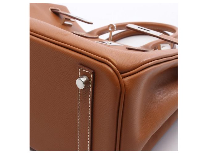 Hermès Hermes Birkin 30 Gold Handtasche Braun - Ansicht 10