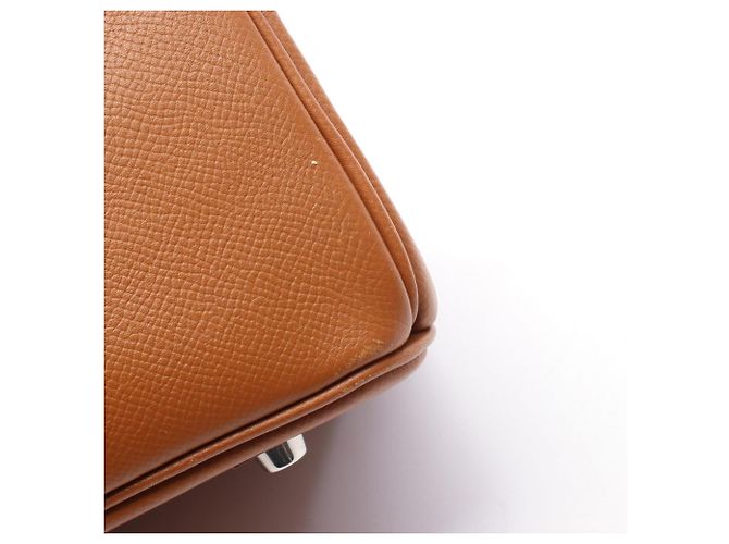 Hermès Hermes Birkin 30 Gold Handtasche Braun - Ansicht 14