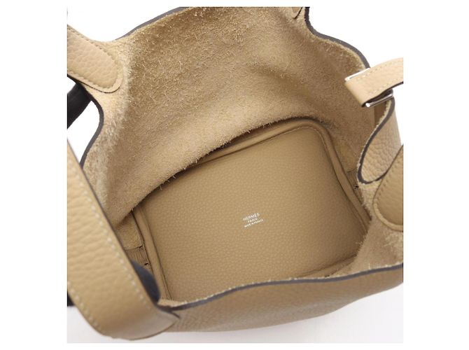 Hermès Borsa Hermes Picotin Lock PM Trench Beige - vista 3