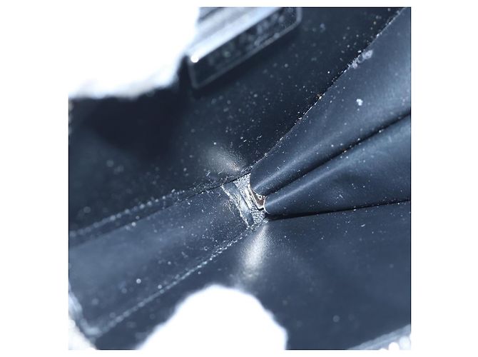 Prada Triangle Logo Zip Embossed Leather Mini Black - view 5