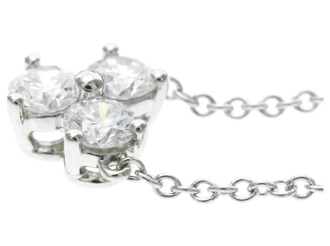 Pendente Tiffany & Co. Aria in platino e diamanti Argento - vista 4