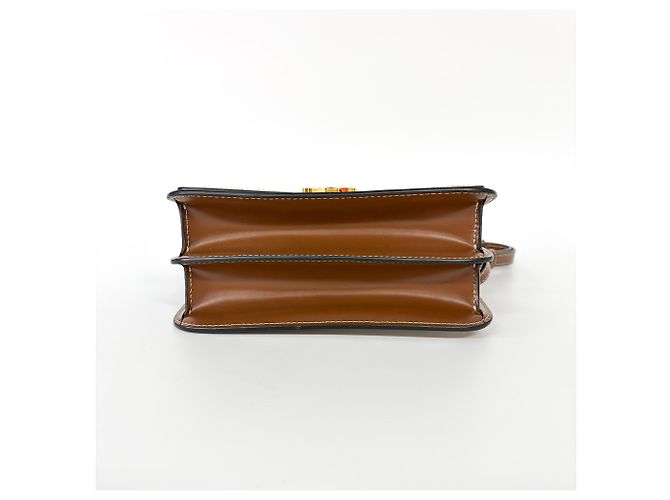 Bolsa Tiracolo Burberry TB Monogram E-Canvas Bege - vista 5