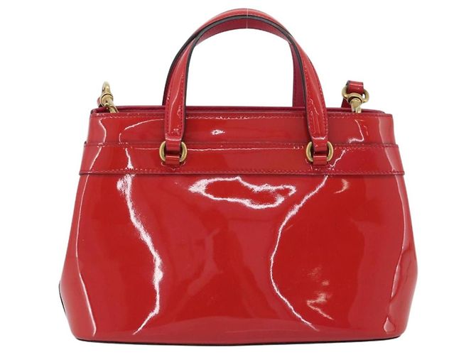 Tote Convertible Gucci Bright Bit in vernice Medium Rosa - vista 2