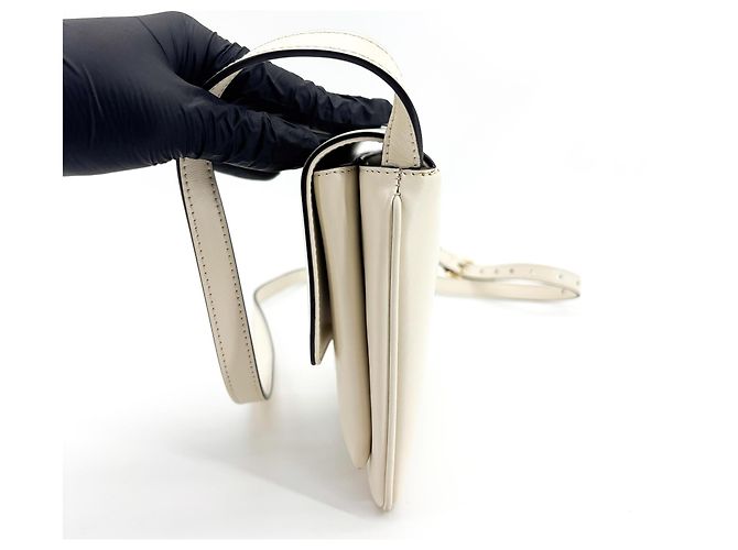 Gucci Blondie Flap Leather Medium Branco - vista 3