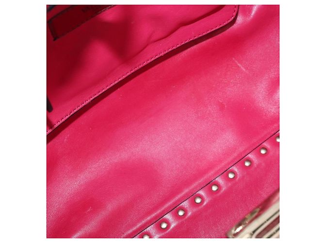 Valentino Garavani Rockstud Frame Handle Calf Hair Large Multicolore - vista 5