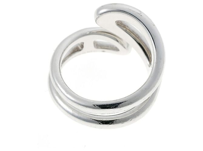 Hermès Hermes Chaine d'Ancre Punk Twist Ring in Silber - Ansicht 3