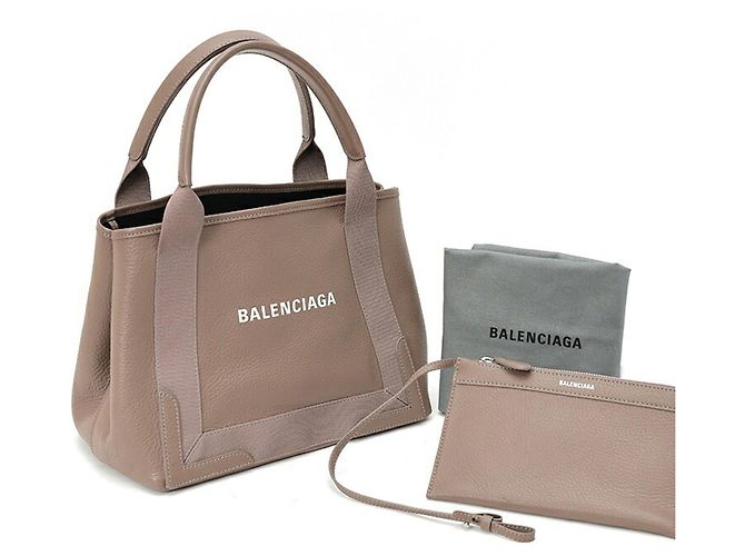 Everyday Borsa Cabas S Balenciaga Navy Grigio - vista 6