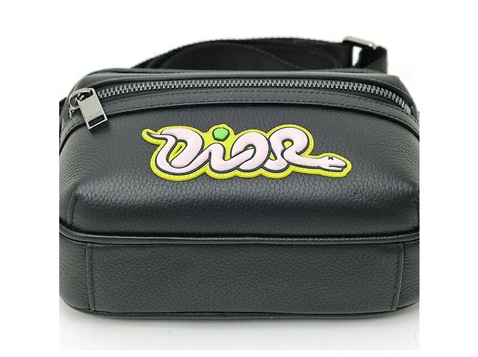 Borsa Christian Dior Collaborazione Dior x KAWS Nero - vista 4